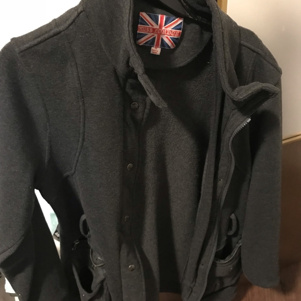 Grey Pea Coat